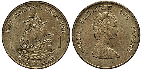 Eastern Caribbean 1 dollar Coin