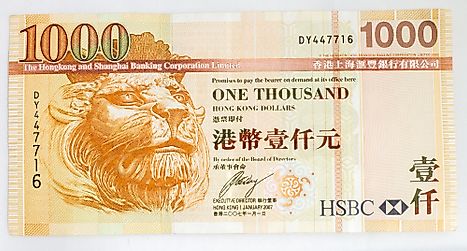 1000 Hong Kong dollars Banknote