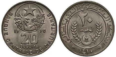 Mauritania 20 ouguiya Coin