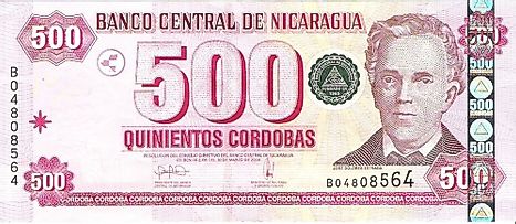 Nicaraguan 500 córdobas Banknote