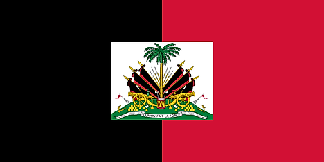 Flag of Haiti used by Duvalier (1964–1986)