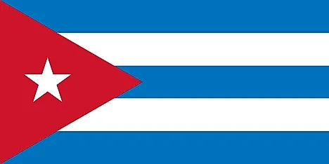  Flag of the First Republic of Cuba (1902–1906; 1909–1959)