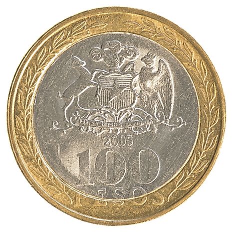 100 Chilean pesos coin 
