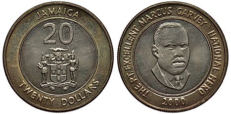 Jamaican 20 dollars Coin