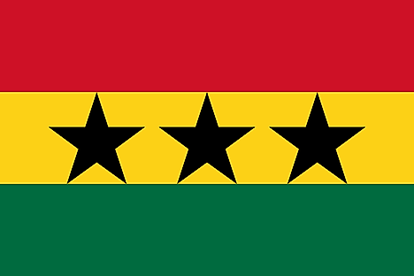 Flag of the Union of African States used between April, 1961 and 1962.