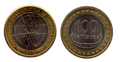 100 centavos of Timor-Leste. Image credit: J. Patrick Fischer/Wikimedia.org