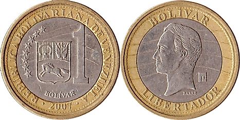 Bolívar 1 fuerte Coin