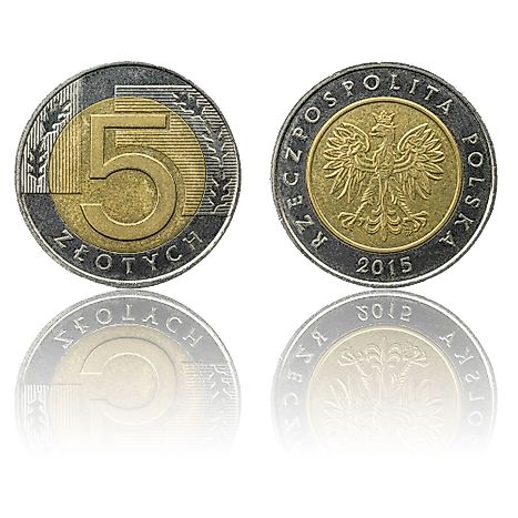 Polish 5 złoty Coin
