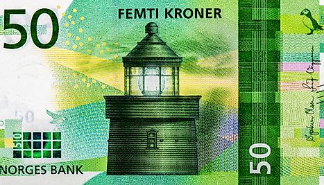 Norwegian 50 kroner Banknote