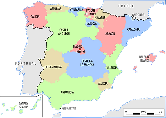Maps Of Spain