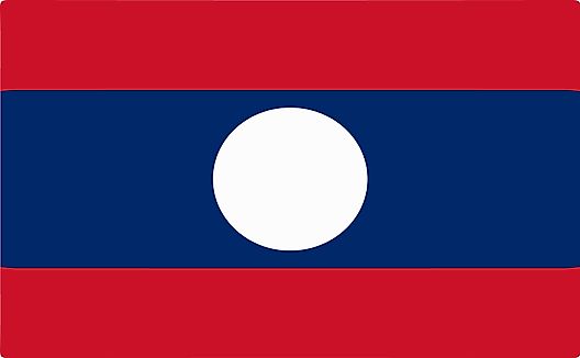 Flag of Lao People's Democratic Republic