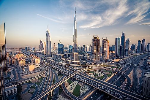#1 1. Burj Khalifa, United Arab Emirates - 2,717 Feet  