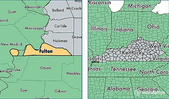 location of Fulton county on a map