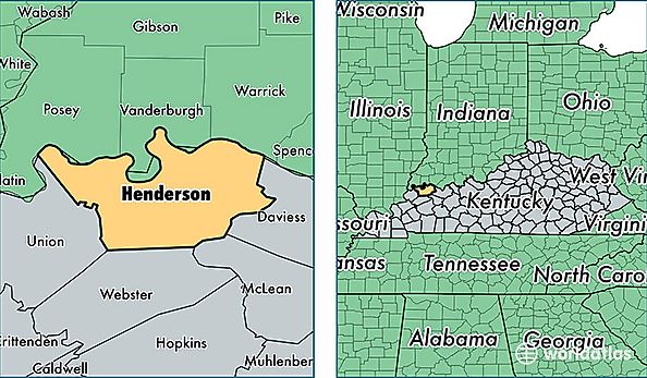 location of Henderson county on a map