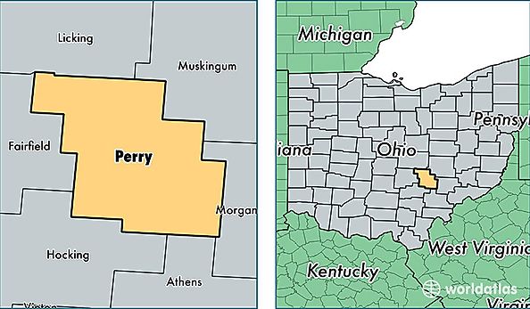 location of Perry county on a map