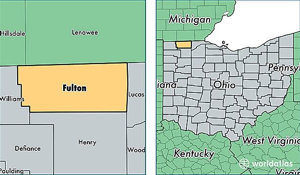 Fulton County Ohio Map