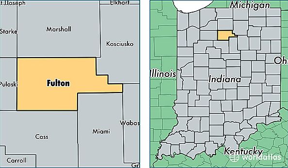 location of Fulton county on a map