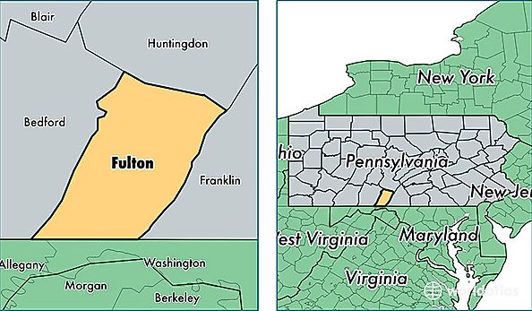 location of Fulton county on a map