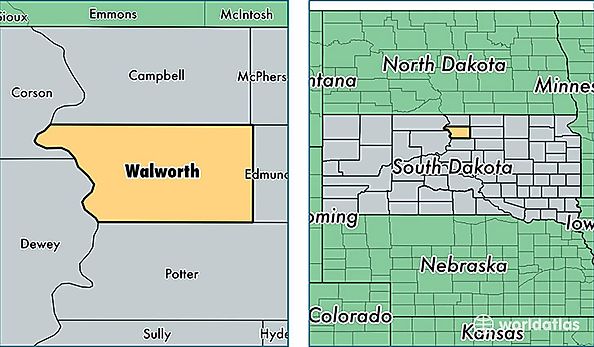 location of Walworth county on a map