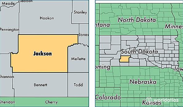 location of Jackson county on a map
