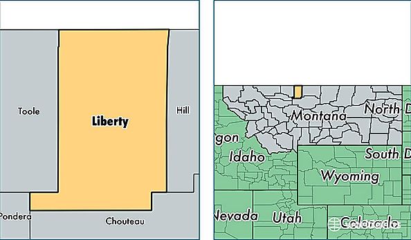 location of Liberty county on a map