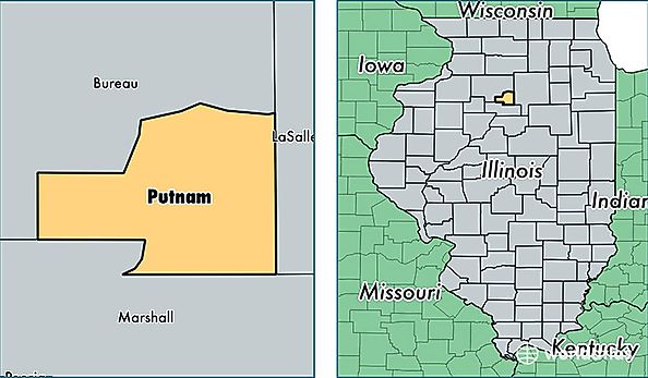 location of Putnam county on a map