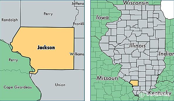 location of Jackson county on a map
