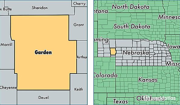 location of Garden county on a map
