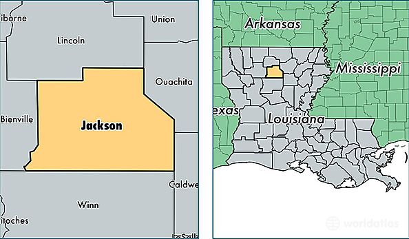 location of Jackson county on a map