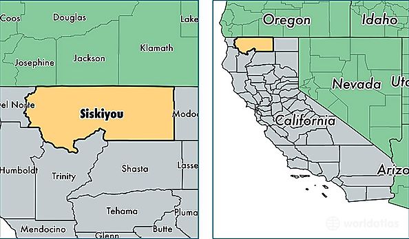 location of Siskiyou county on a map