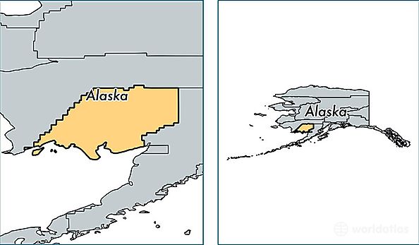 location of Dillingham county on a map