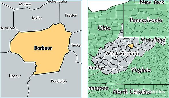 location of Barbour county on a map