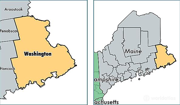 location of Washington county on a map