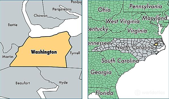 location of Washington county on a map