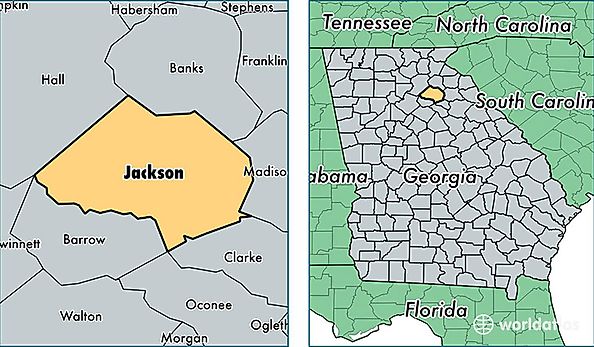 location of Jackson county on a map