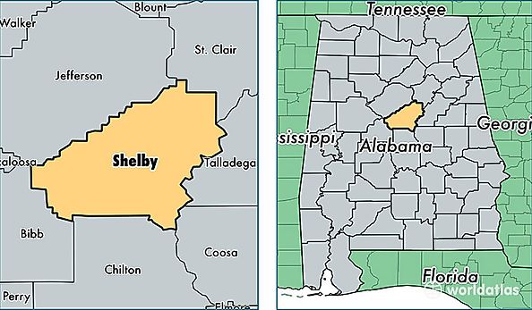 location of Shelby county on a map