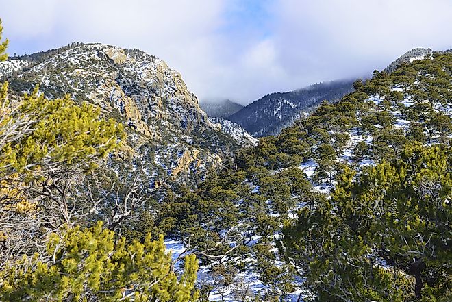High Mountains of Colorado During Winter
