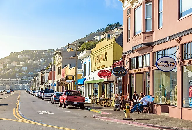 Downtown Sausalito, California. Image credit f11photo via Shutterstock