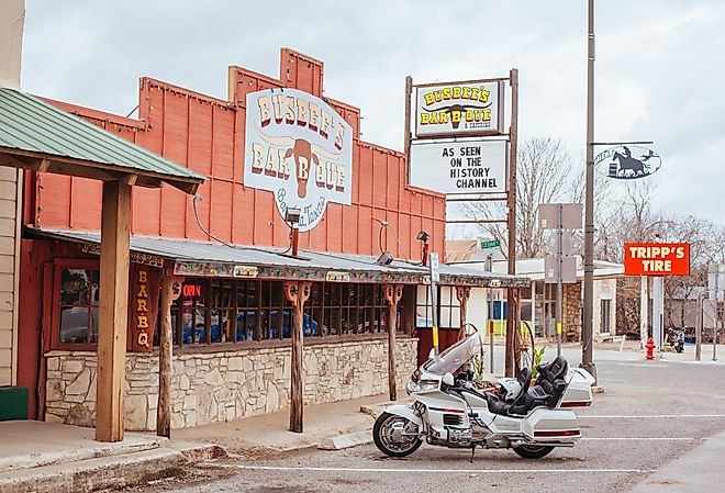 Downtown street in Bandera, Texas. Image credit FiledIMAGE via Shutterstock
