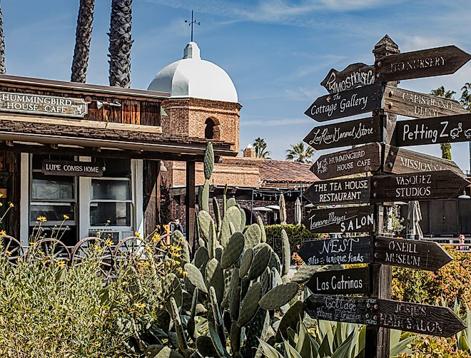 San Juan Capistrano and its famous Los Rios Street, California.