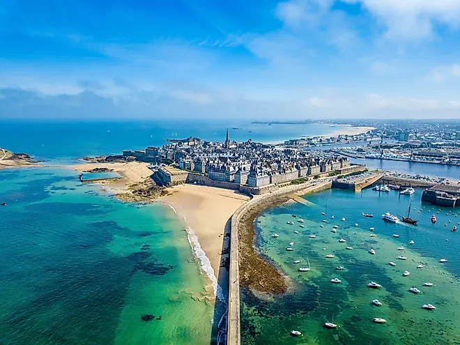 Saint Malo in Brittany, France.