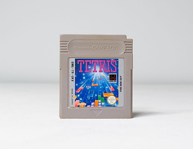 nintendo gameboy original tetris video games cartridge. Editorial credit: seeshooteatrepeat / Shutterstock.com
