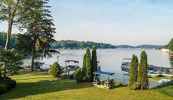 Lake Hopatcong in New Jersey