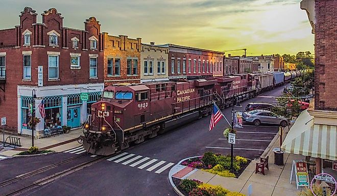Downtown La Grange in Kentucky