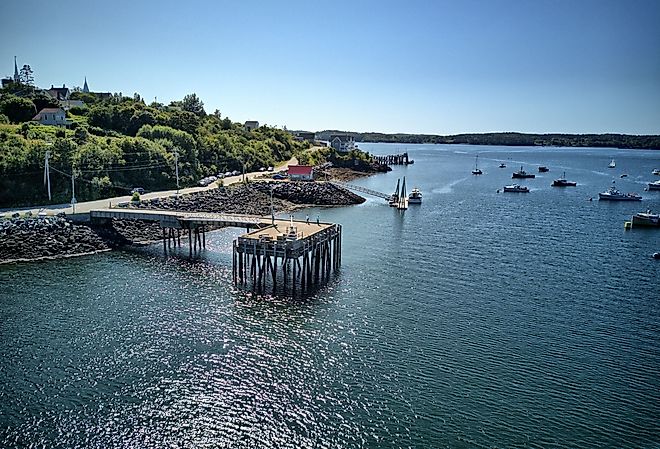 Lubec, Maine's historic waterfront