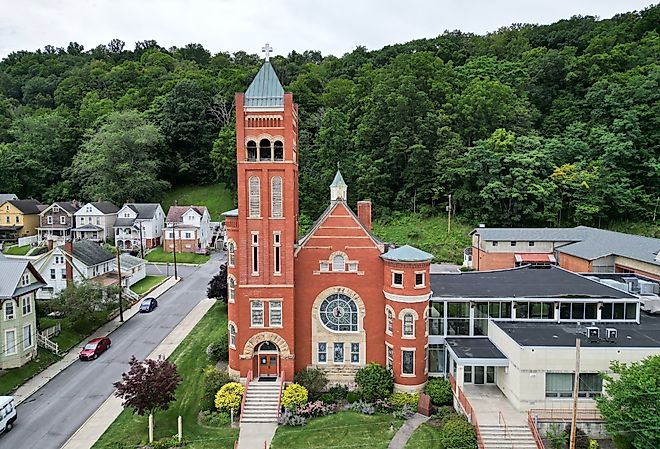 Downtown Tyrone, Pennsylvania.