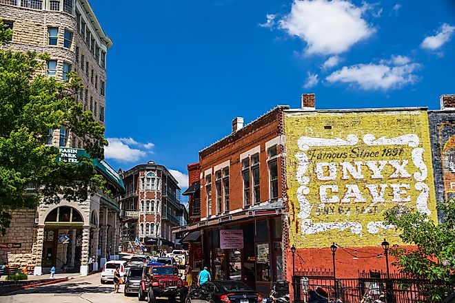 Historic downtown Eureka Springs, Arkansas. Editorial credit: Rachael Martin / Shutterstock.com