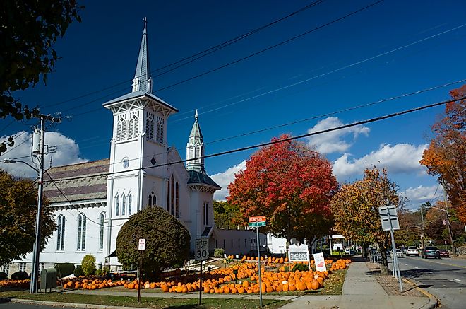 United Methodist Church and Parsonage of Mount Kisco. Image credit: david lada / Shutterstock.com.
