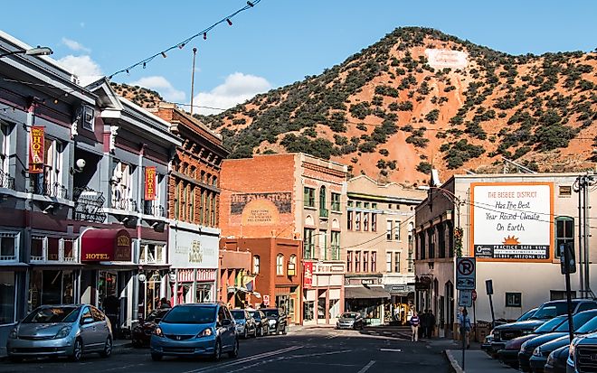  Downtown Bisbee, Arizona.
