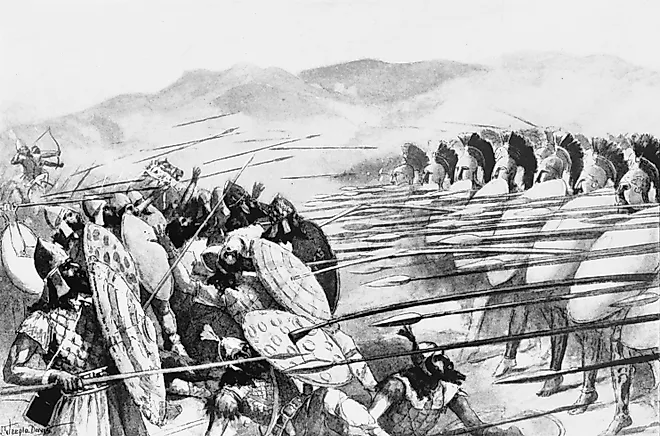 Scene of the Battle of Plataea where Thebes was seen as a traitorous pariah.